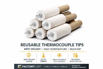 MULTI DIP THERMOCOUPLE TIPS WITH ZERO SPLASH