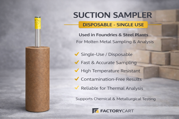 SUCTION SAMPLER FOR MOLTEN METAL